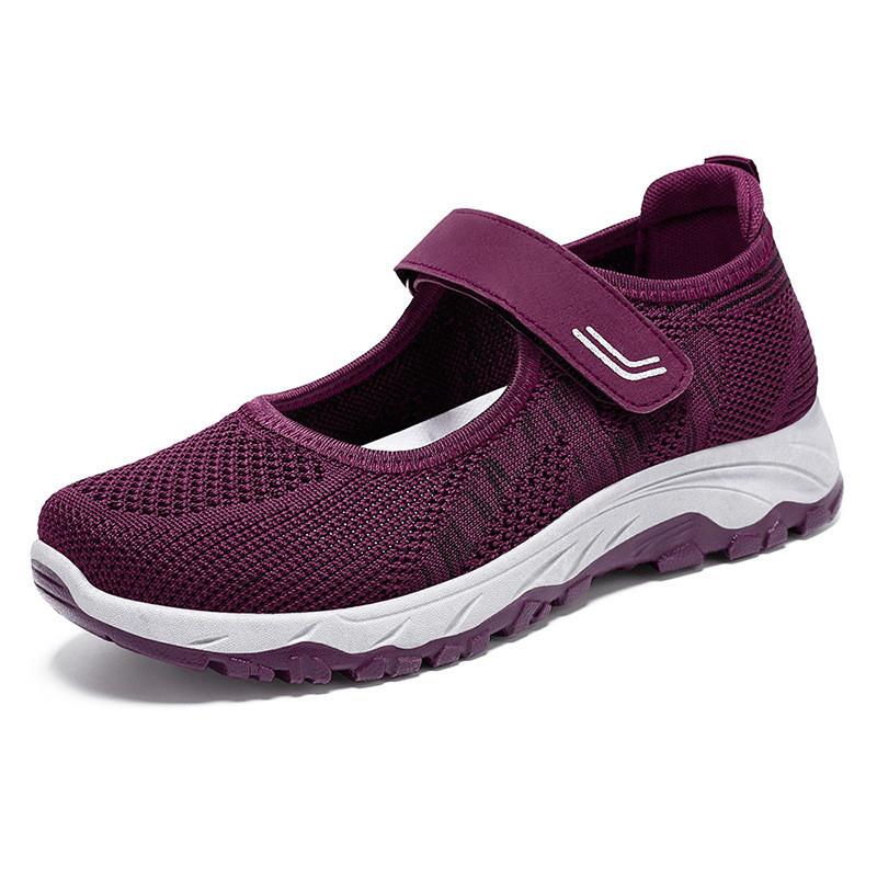 

Обувь для ходьбы для женщин среднего и пожилого возраста, весенняя и летняя, импортная женская обувь, удобная, на липучке, мягкая подошва, обувь для пожилых, детская 38