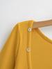 Spicy Girl Sexy Low Neck Long Sleeve T-shirt - Spring Stylish Slim Fit Solid Color Women's Top