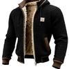 European and American Plus Velvet Hooded Jacket for Autumn and Winter