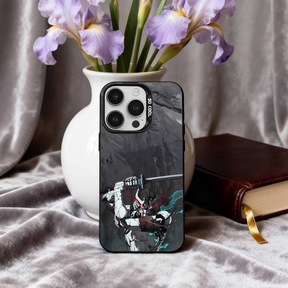 Web Novel S-Shangri-La F-Frontier Phone Case For iPhone17,16,15,14,13,12,11 Plus,Pro Max Black Candy Silver Phone Case