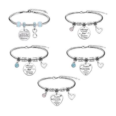 Minimalist Beaded Bracelet Ti Steel Jewelry Easy Maintenance Perfect Present For Daily or Special Event