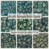 Baroque Gilded Oval Olive Flat Beads for DIY Jewelry & Earrings