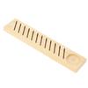 Embroidery Floss Bobbin Rack 12 Slots Bamboo Portable Rectangular Thread Plate Holder Sewing Supplie