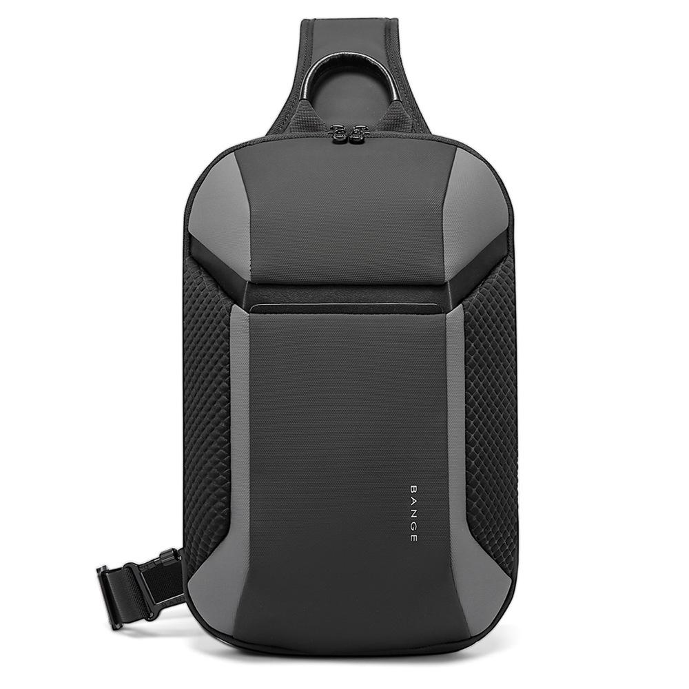 

BANGE Men s Crossbody Chest Bag - Multifunctional, Large Capacity, Trendy Korean Style Sling Bag