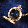 Forbidden City Cultural and Creative Arctic Star Chart Starry Sky Pocket Watch Ancient Style Collectible Pocket Watch