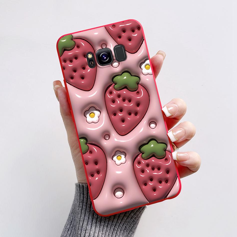 For Samsung Galaxy S8 Plus Case Galaxy S8 Shockproof Back Phone Cases For Samsung S8 GalaxyS8 Plus Cartoon Silicone Cover Bumper