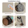 Hair Dryer Rack with 360 Rotatable Universal Hose Adjustable Hands-Free Use Hair Dryer Stand Powerful Vacuum Suction Cup No Drilling Hair Dryer Stand