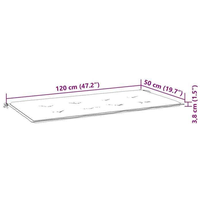 VidaXL Garden Bench Cushion, Non-Slip Chair Pad, Terrace Patio Living Room Decoration 361137