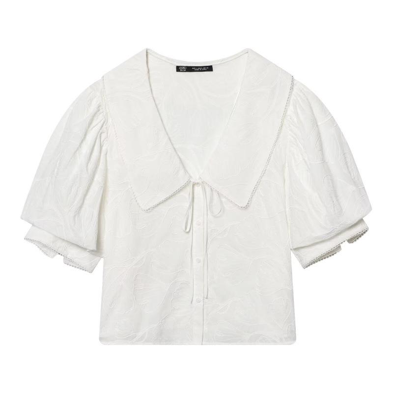 2026 Spring European & American Style Versatile Lapel Shirt XS