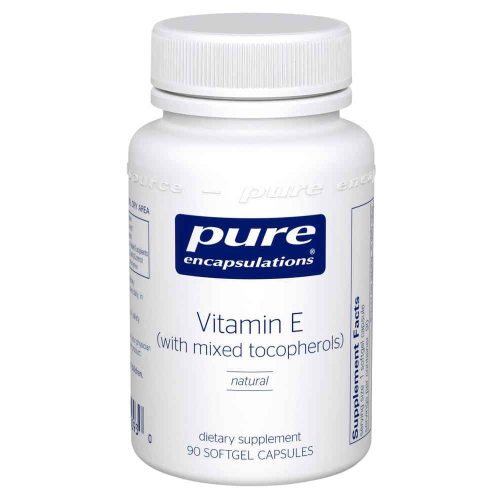Pure Encapsulations Vitamin E Mixed Tocopherol 260mg Softgels 1 pcs (90 Tablets)