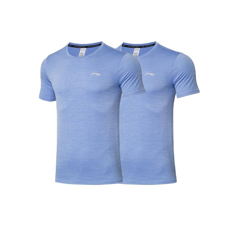 Li Ning Running Collection T Shirts Men's Crew Neck Moderate Straight Fit ATSR257-2