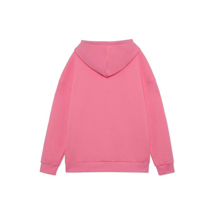 Li Ning Sweatshirts Unisex Pink Hooded Moderate Regular AWDRF51-3