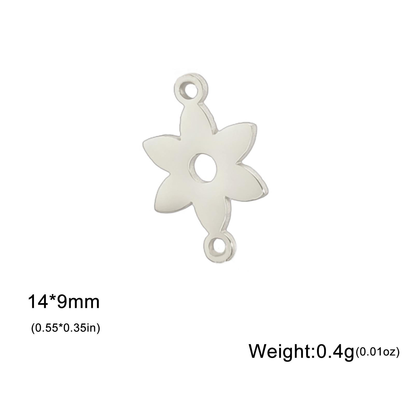 

Teamer 5pcs/lot Stainless Steel Mini Charms for Jewelry Making DIY Lotus Flower Turtle Shell Plane Pendant Jewelry Wholesale