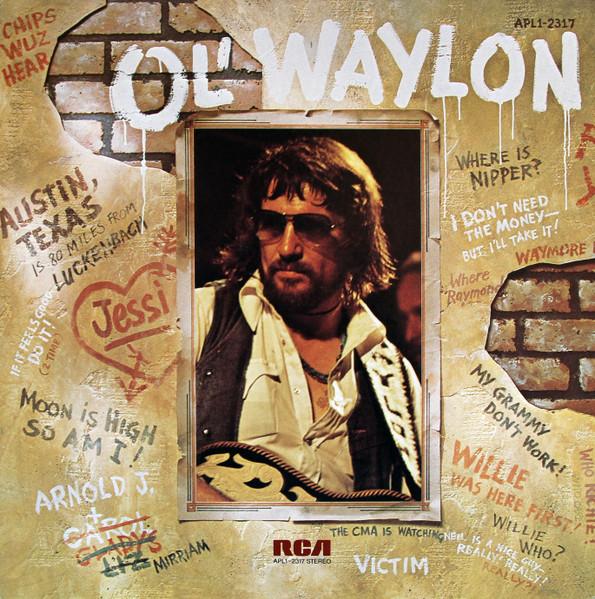 Виниловая пластинка WAYLON JENNINGS  Ol Waylon APL12317 RCA 1977 США Рок Б/у