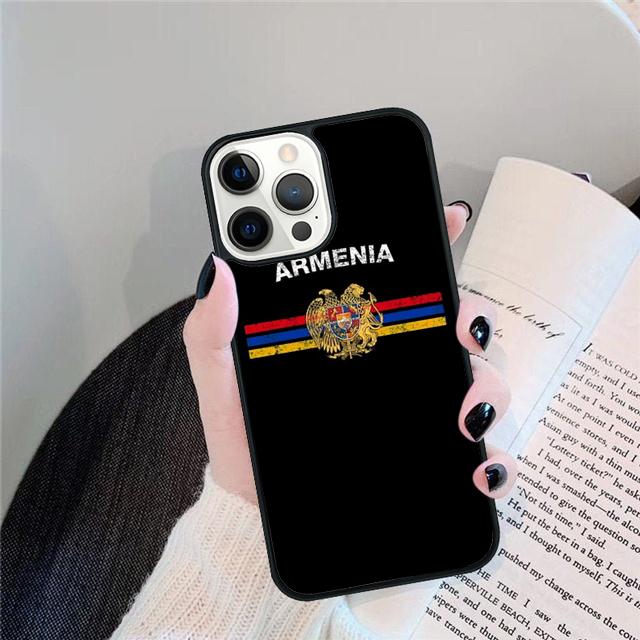 Armenian Coat of Arms Russia Phone Case Cover For iPhone 17 Air 15 16e 14 13 12 Pro Max 11 Pro Max Plus Coque Shell