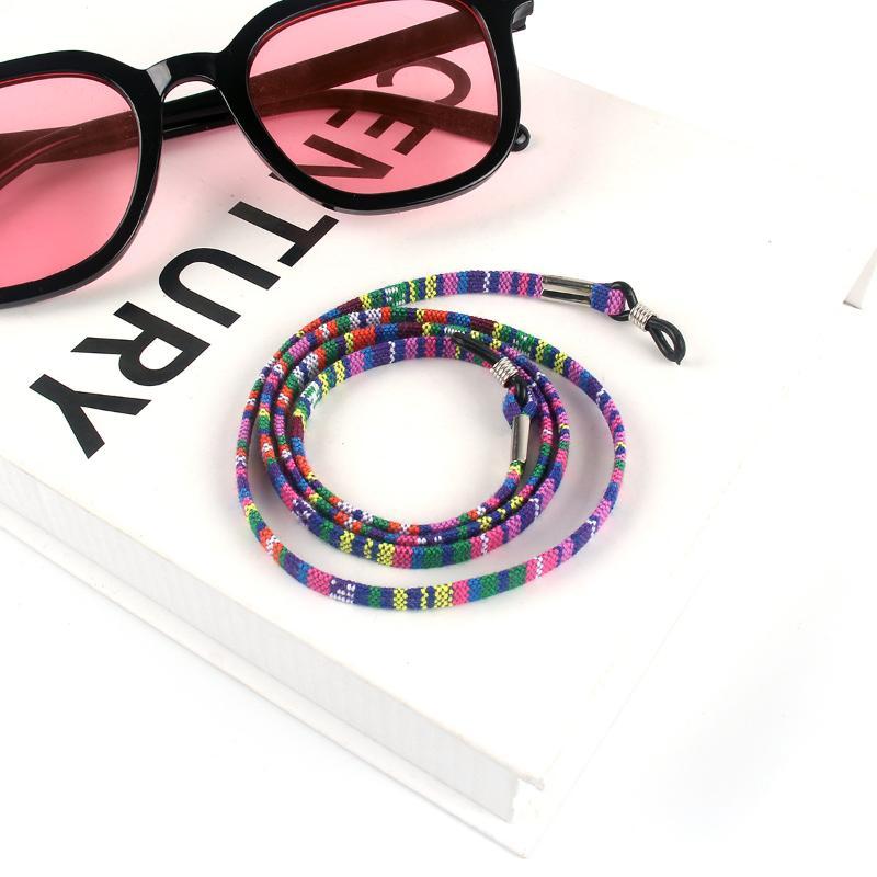 Boho Glasses Sunglasses Cotton Neck Strap High End Ethnic Rope Glasses Fixing Hanging Neck Chain Women Men Eyeglasses Straps