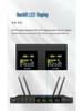 UHF Wireless Gooseneck Headset Microphone - 1-to-4 Infrared Frequency Matching for Conferences & Training Rooms