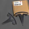 2PCS Car Front Emblem Rear Trunk Emblem Sticke for Tesla Model 3 Mode Y Metal Logo Replacement Rear and Rear Logos