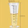 100ml Measuring Cup with Scale, Food-Grade BPA-Free Acrylic for Kitchen & Restaurant Use
