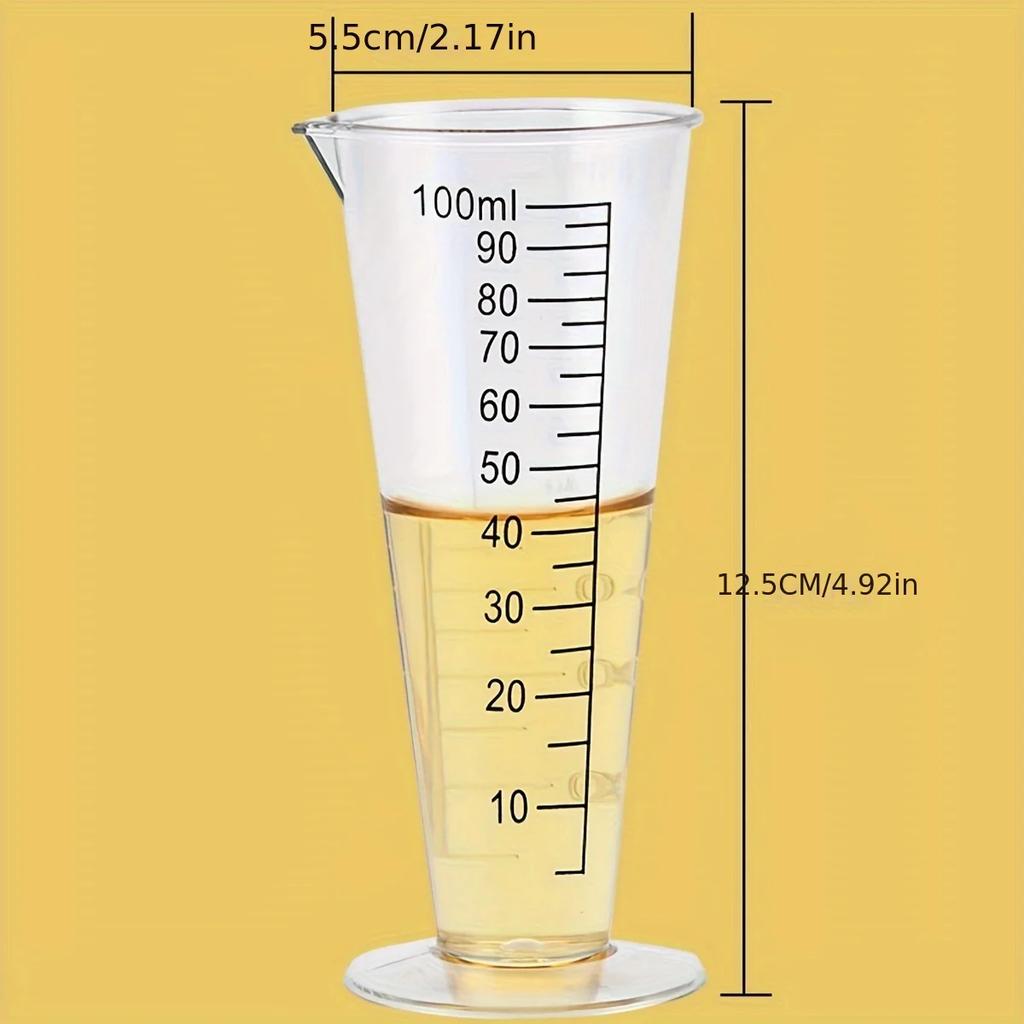 100ml Measuring Cup with Scale, Food-Grade BPA-Free Acrylic for Kitchen & Restaurant Use