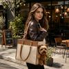 Durable Scratch Resistant Pet Carrier Portable Purse, Plush Bear Dog Tote, Side Head Soft Sided for Travel Hole, Adjustable Strap, Shoulder