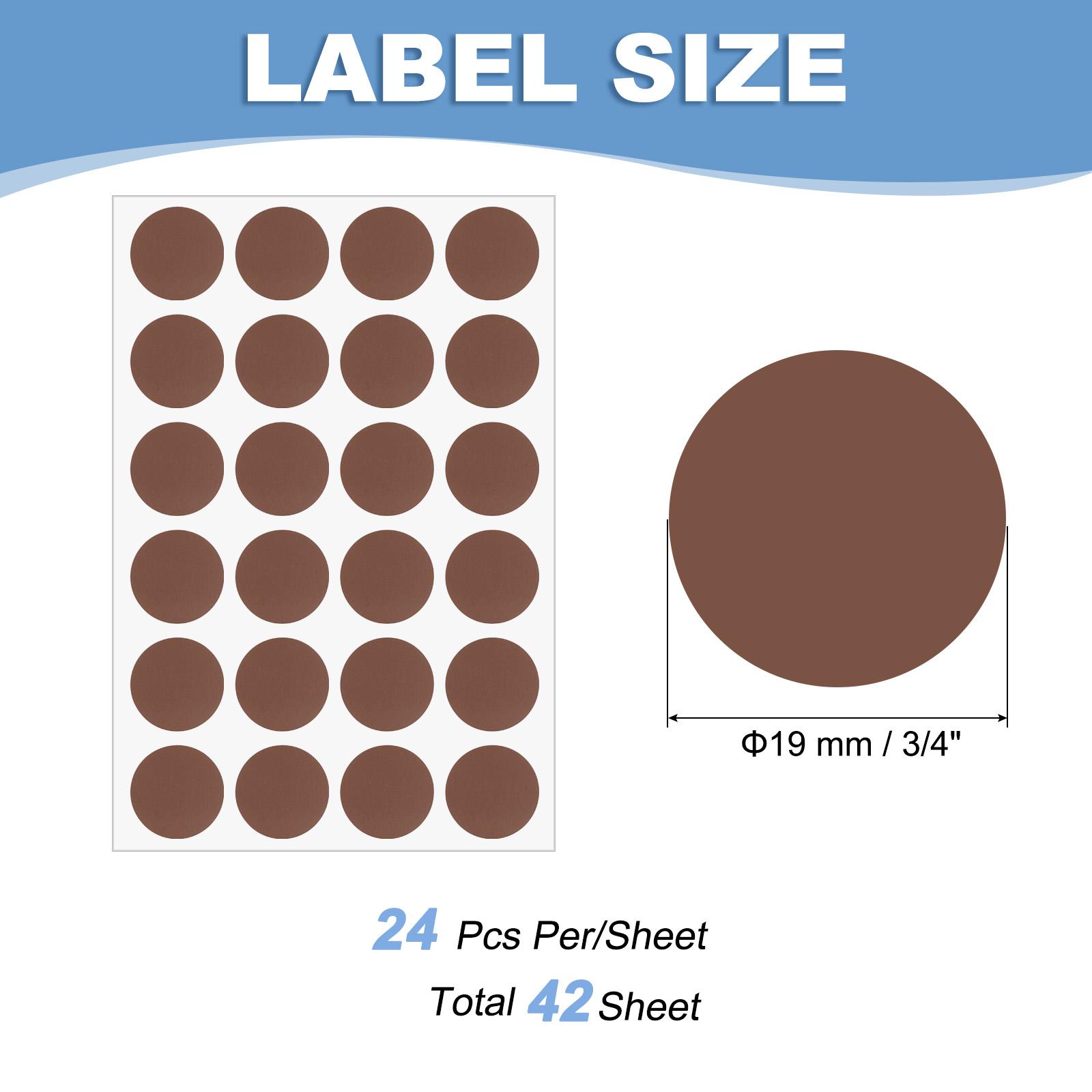 

42/50Sheet 19mm Self Adhesive Dot Label Stickers Color Coding Label Blank Circle Stationery Sticker Adhesive Round Price Sticker