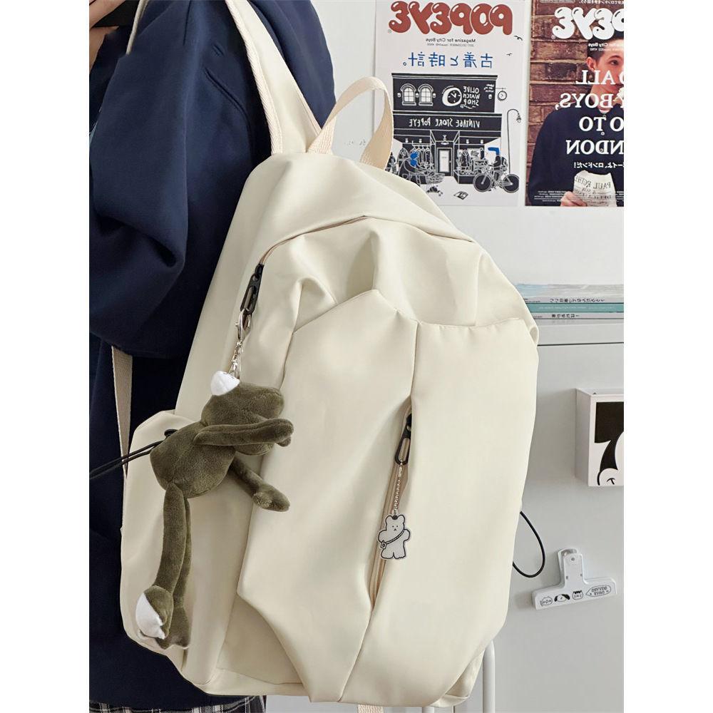 School Bag Male College Student Ins Simple Large-capacity Backpack Female Junior High School Student High School Student Travel Backpack