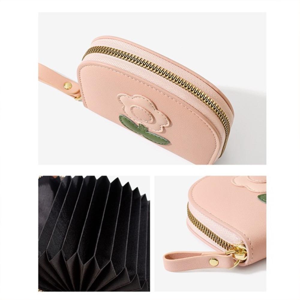 

Flower Pattern Mini Purse Zipper Money Bag New Keys Pouch