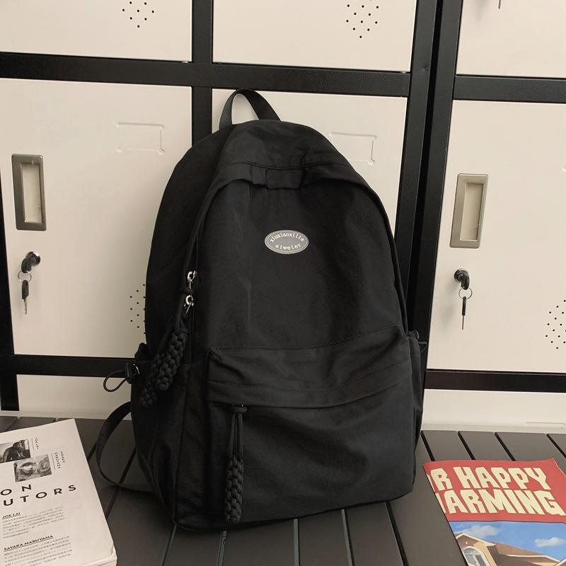 Korean version of schoolbag, female college student simple and, male high school student computer travel bag, junior high school student backpack tide