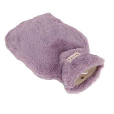 Plüsch-Wärmflasche, 1000 ml, breite Öffnung, rutschfeste Textur, waschbar, weich