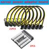 1 Pcs 21x 6Pin Power Module Breakout Board with 21Pcs 20CM 6pin To 6+2PIN Cables