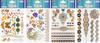 body tattoos size 14.5 x 19.5cm mix of designs TAT-6775
