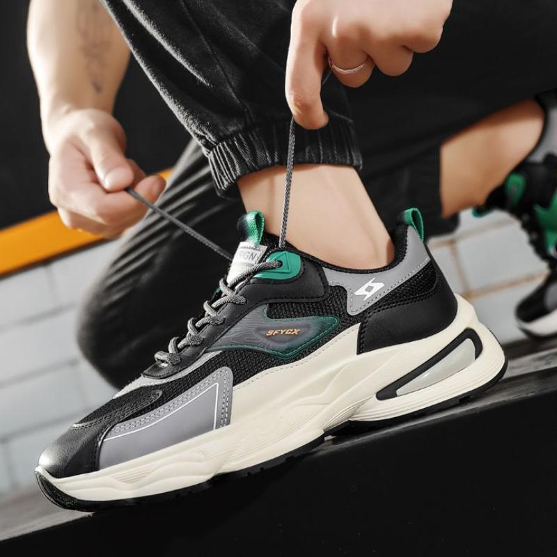 Men’s Shoes Mesh Breathable Casual Sneakers Air Cushion Sport Running Shoes for Men Luxury Tenis Shoes