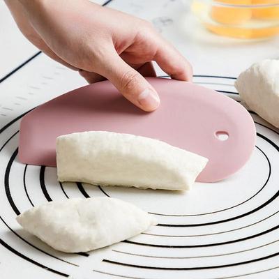 Silicone Cake Scraper Pastry Cutters Baking Cake Cooking Dough Scraper Fondant Spatulas Edge DIY Baking Decorating Tools Kitchen
