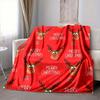 1Pc Christmas Candy Canes Blanket Soft And Comfortable Casual Warm Camping Travel Christmas Halloween Gift M91741