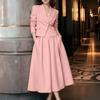 ZANZEA Women Long Sleeve Blazer and Long Skirts Casual Two Piece Suit Sets