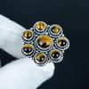 Natural Tiger Eye Gemstone Handmade 925 Sterling Silver Ring - Bohemian Jewelry Ring - Handmade Boho Jewelry for Women & Men, Party Wear Gifts