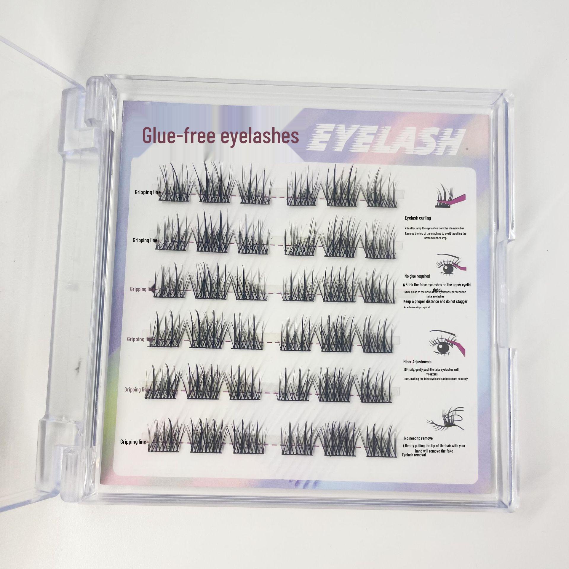 

Glue-Free Dandelion False Eyelashes - Natural, Segmented, Hassle-Free. Who Wouldn t Love Them