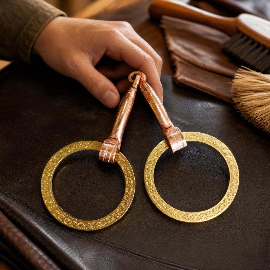 Horse Warm Metal Finish Copper for Equestrians