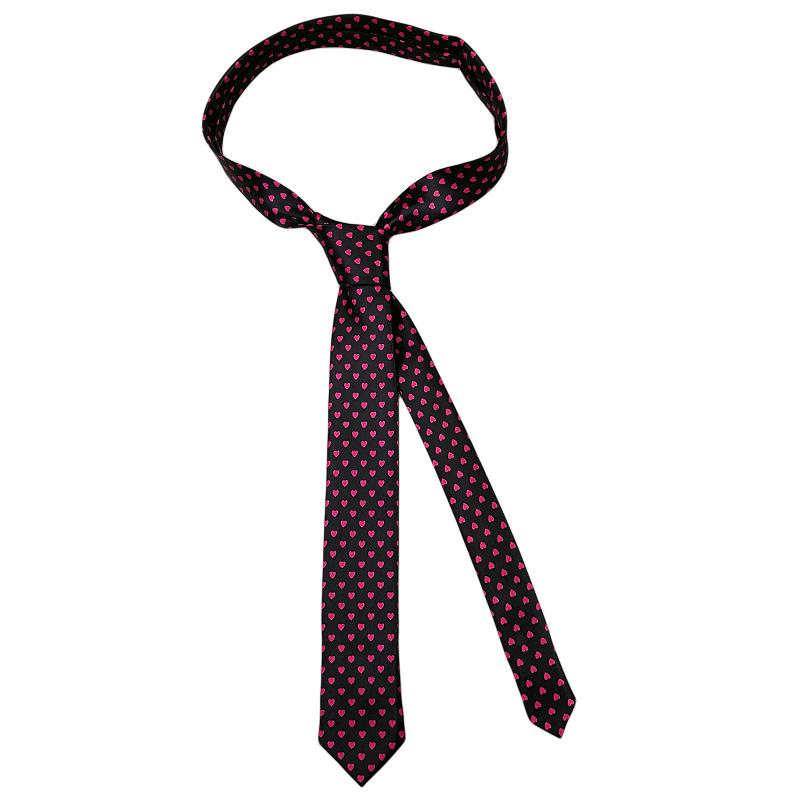 Zebra Leopard Print LOVE Poker 5cm Tie with Unisex Shirt - Versatile, Customizable