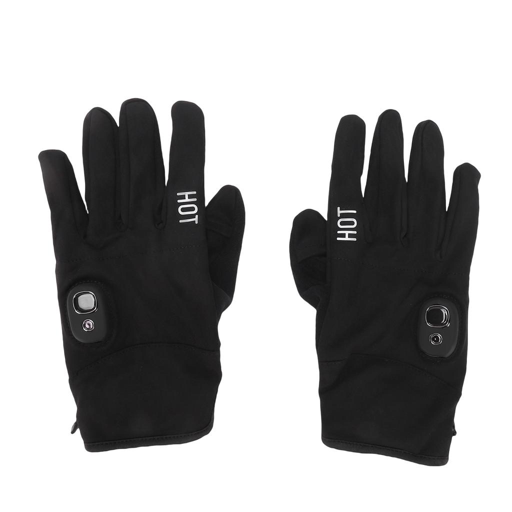 Electric Heated Winter Gloves USB Charging Heated Riding Motorcycle Gloves for Outdoors Cycling
