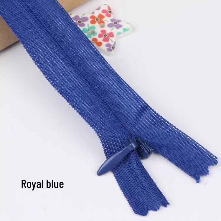 Sanli Unsichtbarer 25cm Kleid- & Kissen-Reißverschluss mit geschlossenem Ende