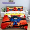 Biancheria da letto con motivo Son Goku, Set piumone Copripiumone Federa Regalo di compleanno per la casa (1 * copripiumino + 2 * federa, senza nucleo)