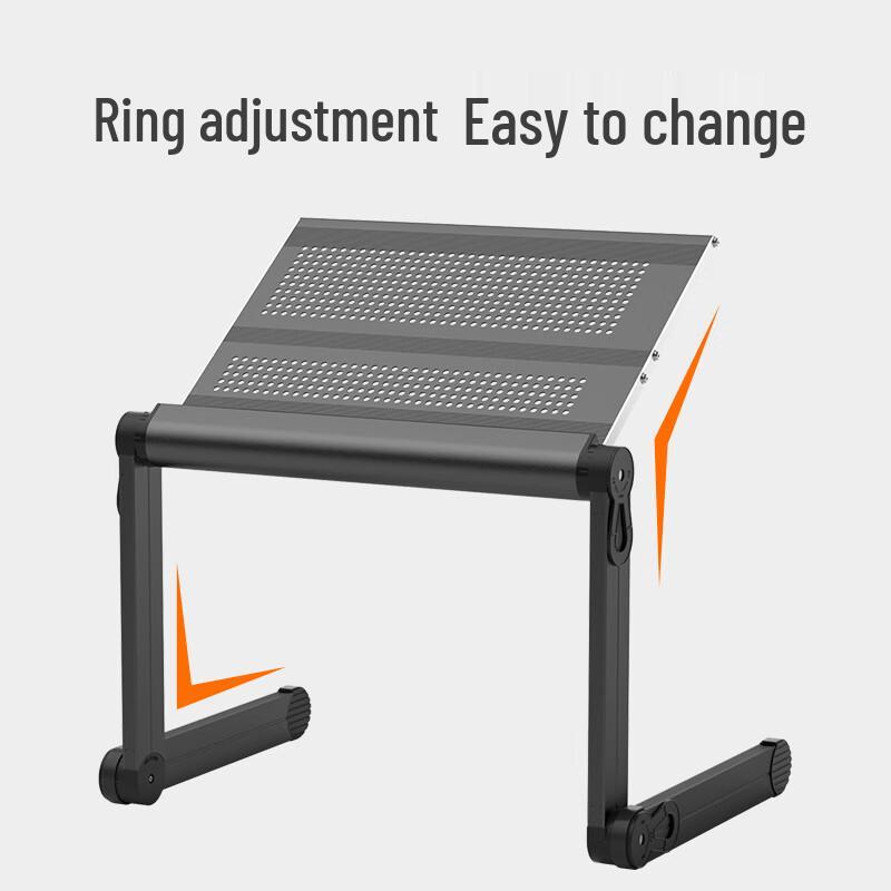 HAILE Aluminum Alloy Adjustable Folding Laptop and Monitor Stand