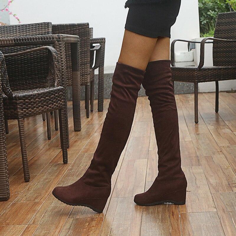 Slim Fit Over The Knee Boots Women 2021 