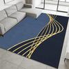 Modern Light Luxury Carpet Abstract Living Room Decoration Bedside Soft Rug Non-slip Easy Short Velvet Study Floor Mats Foldable