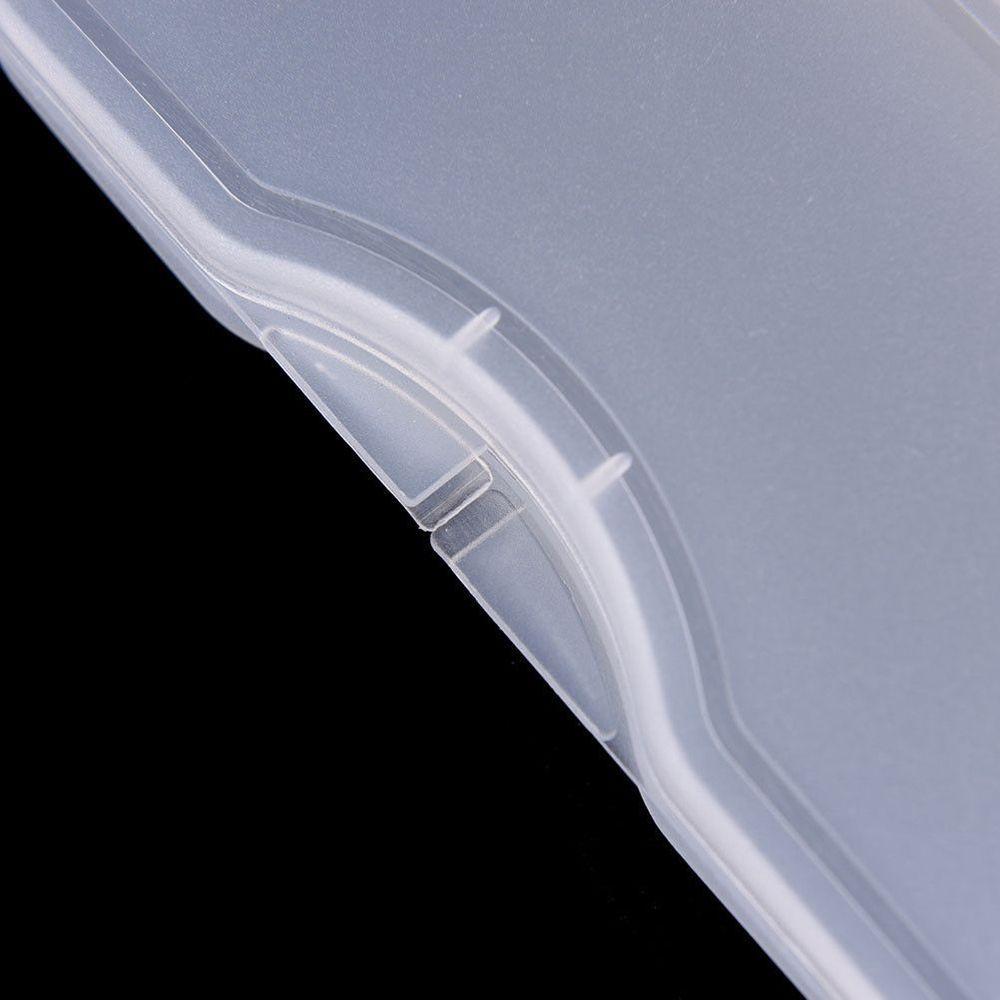 PVC Plastic Portable White Polarized Sunglasses Clip Hard Box Eyewear Accessories Glasses Case