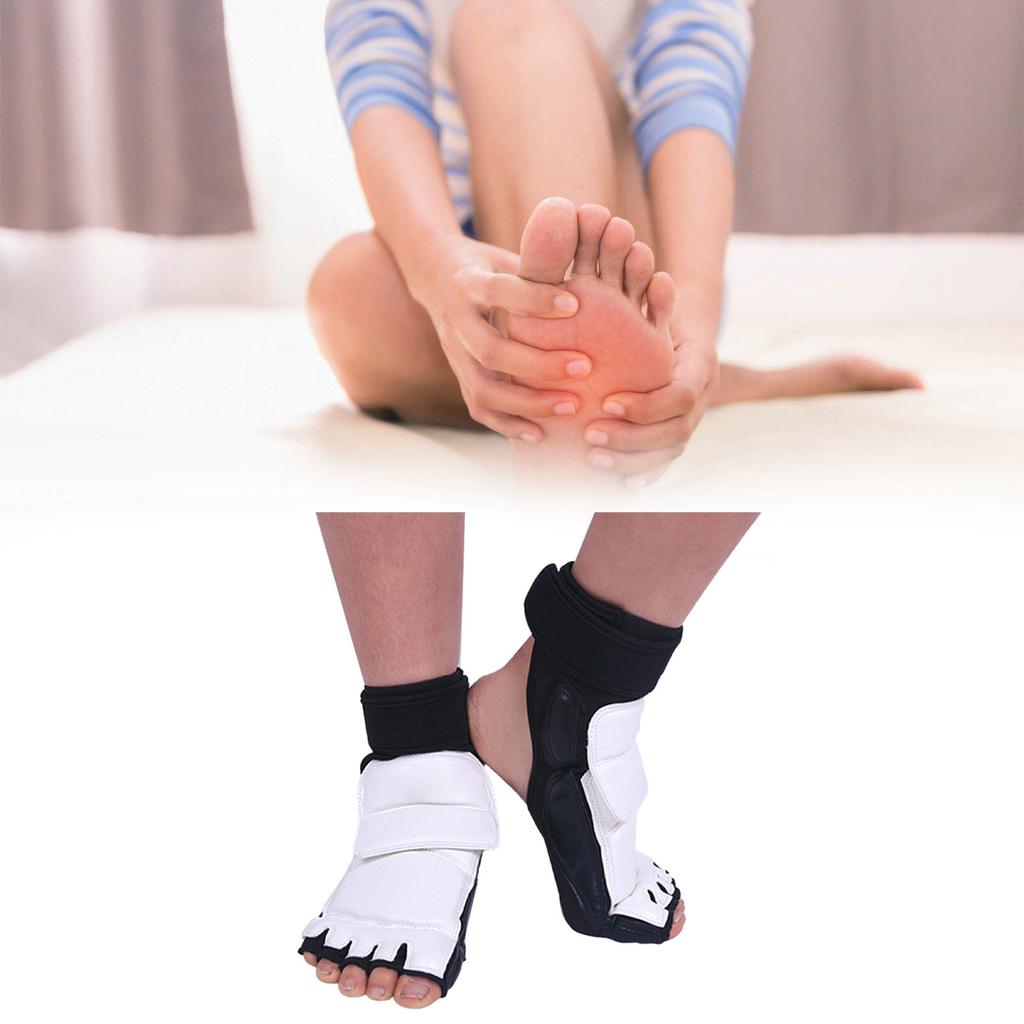 Taekwondo chránič nártu Dvojité upevnění Elastická tkanina Obklopující design Pohodlné taekwondo vybavení na nohy pro děti Chránič nártu S