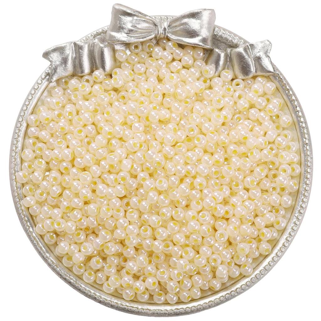 170τμχ Γυάλινες Χάντρες σε Μπουκάλι Μενταγιόν Τσεχικής Υψηλής Ποιότητας Κρεμ Χάντρες Σπόροι Χωριστικές Χάντρες Για Αξεσουάρ Κατασκευής Κοσμημάτων