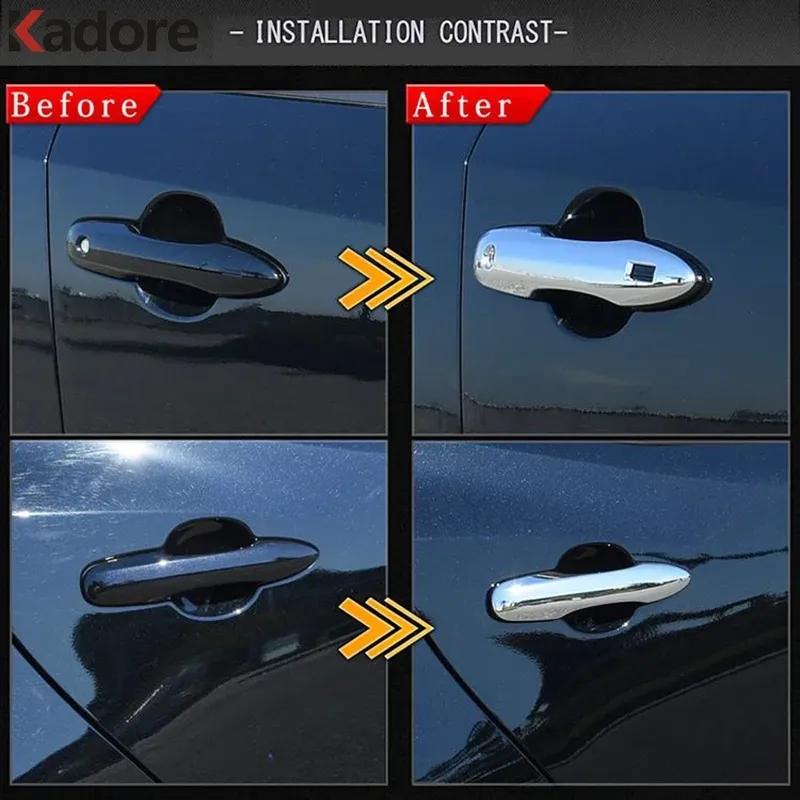 For Toyota Corolla      2024 Hatchback Chrome Car Door Handle Cover Trim Side Handles Bowl Cup Accessories